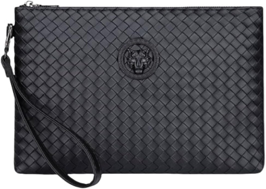 Mens Clutch Bag Man Purse Handbag 9.5-11 inches Large Hand Bag Big Clutch Wallet