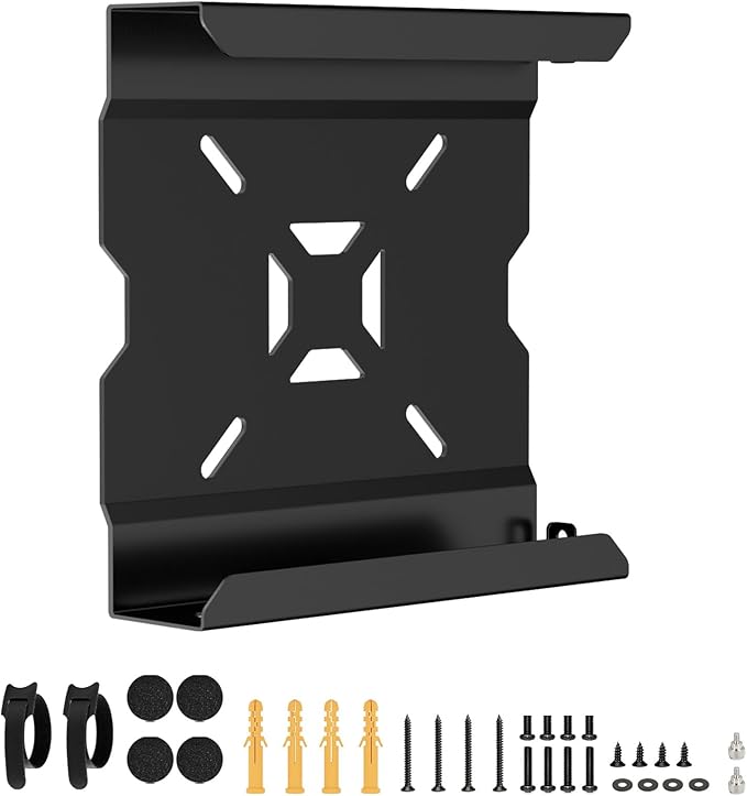 Mount for Lenovo Mini PC Wall VESA and Under Desk Mount for Lenovo ThinkCentre M600 M700 M710Q M715q M720Q M73 M800z M900 M910Q Tiny Desktops Mounting Bracket