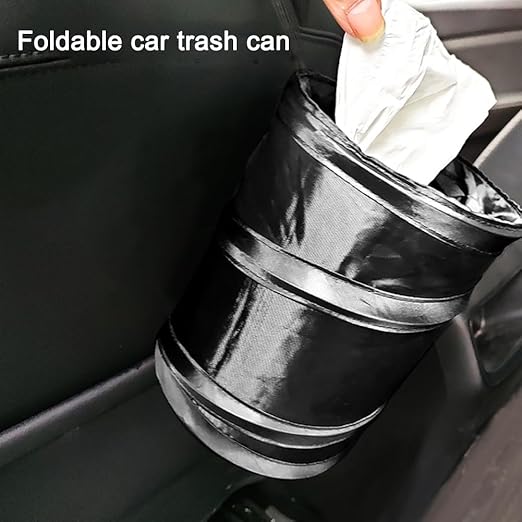Xiaokeis 2 Pack Car Trash Bag, Mini Collapsible Pop-up Cars Garbage Can, Waterproof Hanging Car Trash Can, Cars Trashs Bin, Accessoriesfor Camping, Traveling & Outdoor