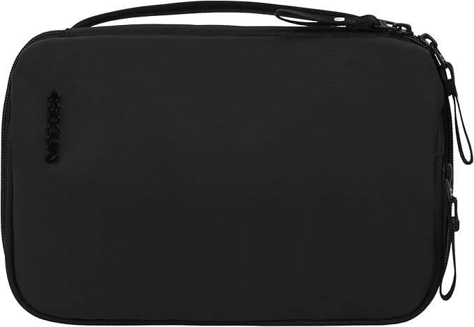 Incase A.R.C Accessory Organizer - Electronic Organizer Travel Case + Cord Storage - Efficient Cable Management - Compact & Durable Electronics Organizer, Black (10 x 3 x 2 in)