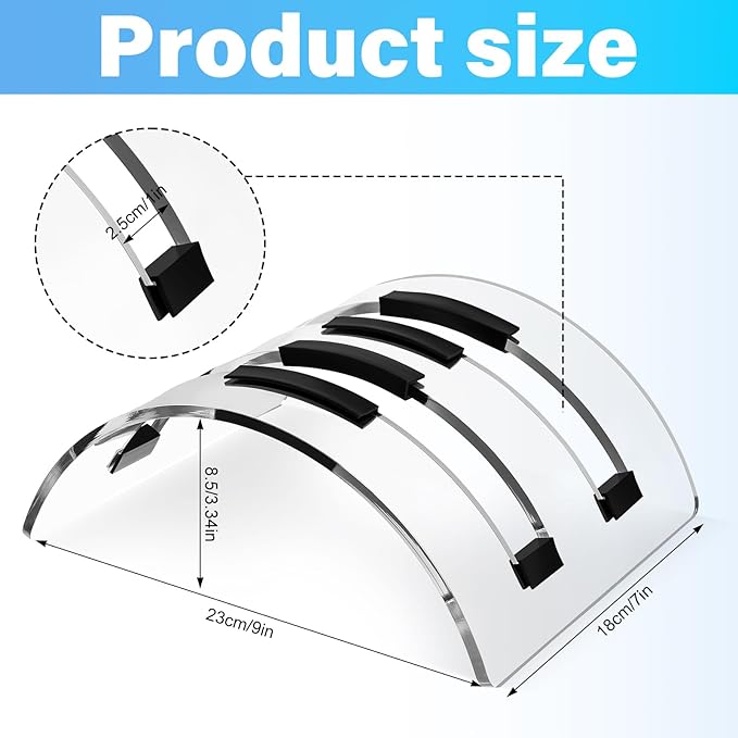 Vertical Dual Laptop Stand Acrylic Desktop Notebook Dock Invisible Vertical Laptop Holder for Desk Office Home Supplies Space Saving Organizer