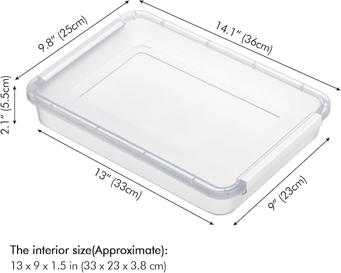 Poeland Portable Project Case File Document Storage Organizer