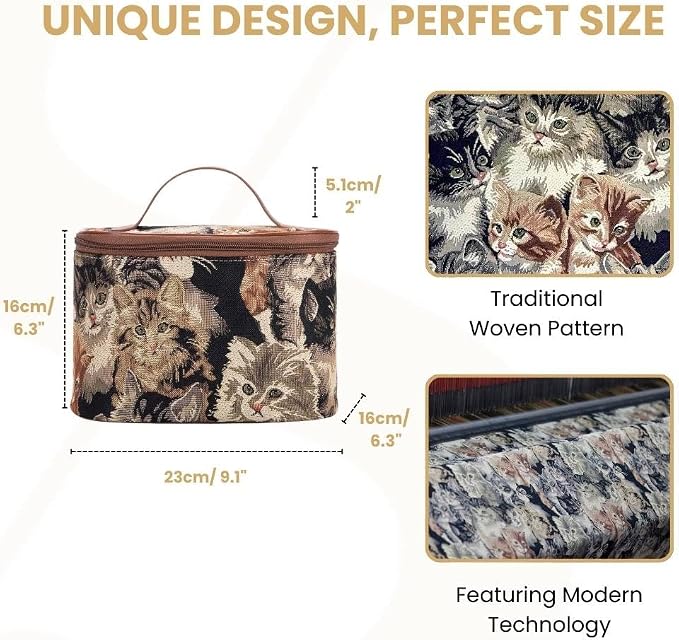 Signare Womens Vanity Bag/Toiletry Case/Make-Up Case, Available in 14 Designs
