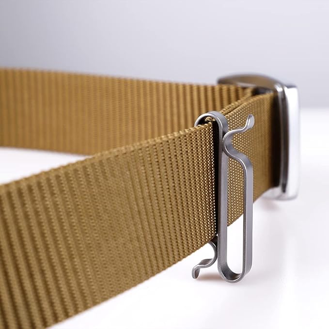 TACRAY Titanium Belt Key holder, Quick Releaed Belt keychain Clip for Keys, Key hook and Backpack Clasp for EDC