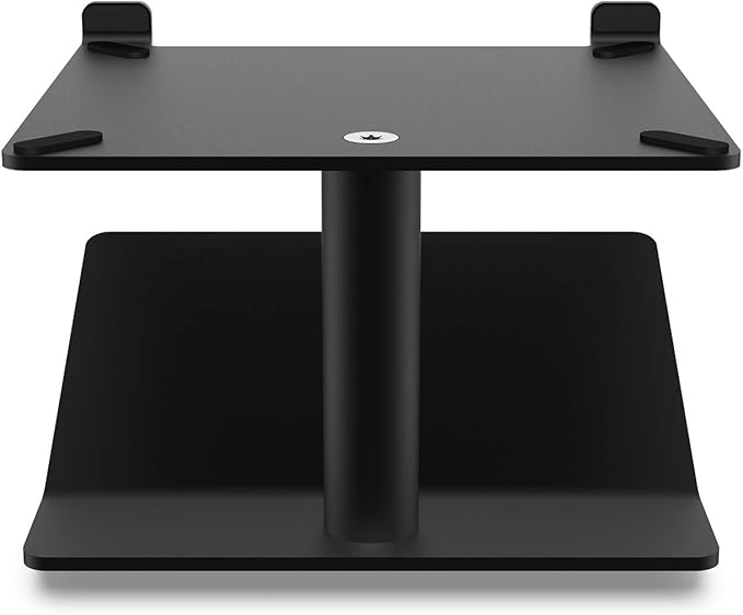 UPPERCASE Designs PILLR Solid Aluminum Elevating Stand Compatible with MacBooks and Other Laptops, Black