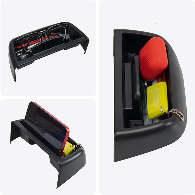 Carwiner Center Console Dash Storage Tray for 2021-2024 Ford Bronco Sport CX430 Console Dashboard Organizer with Cellphone Holder Storage Box Insert Accessories