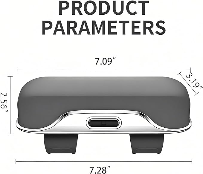 GDQ Sunglass Holder for Car Visor Clip Glasses Case Car Sunglasses Case for Car Sun Visor Glasses Storage Box Car Sunglass Holder Car Visor Accessories Universal for SUV Sedan Truck (Gray)