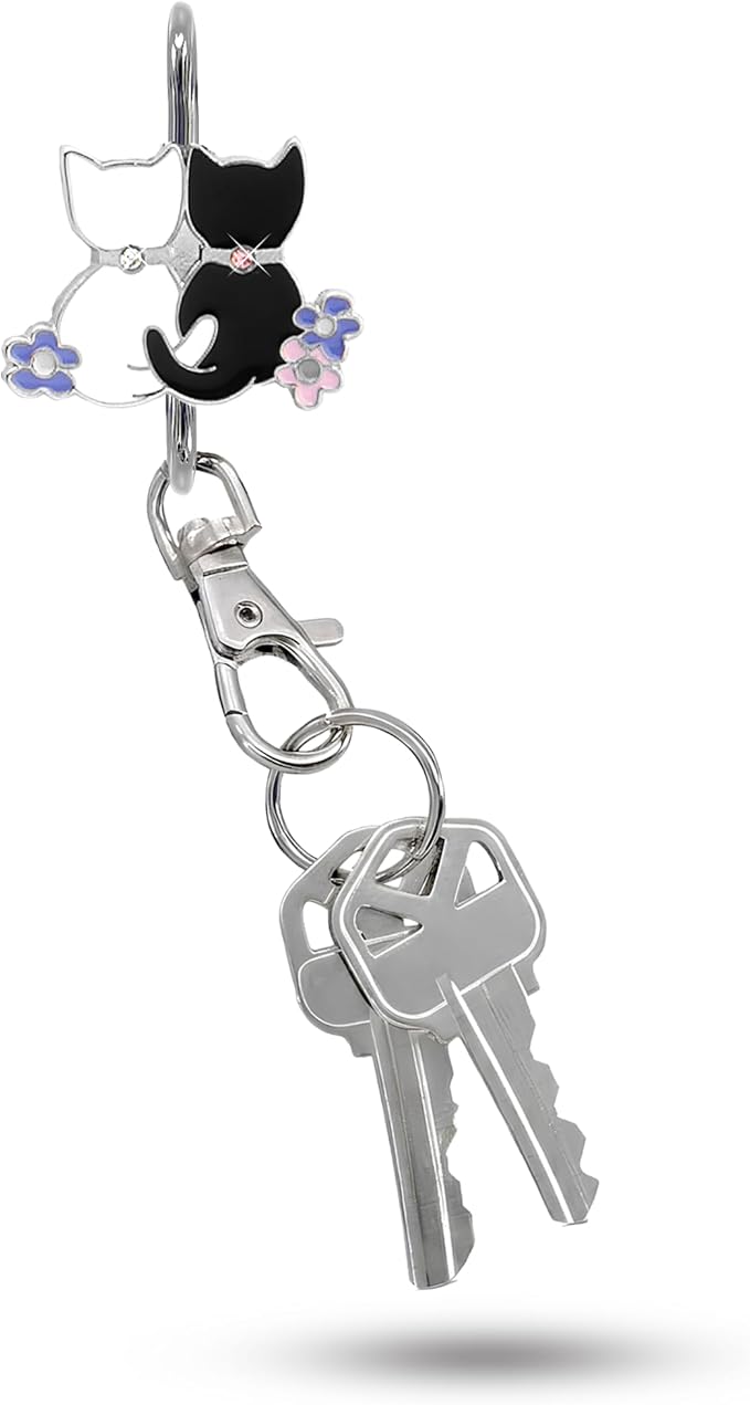Women’s Bag Charm Key Finder, Car Keychain Hook, Cute Purse Organizer & Tote Bag Accessories, Gifts for Mom - Original