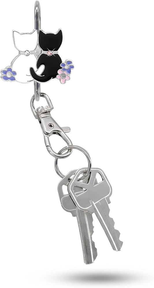Women’s Bag Charm Key Finder, Car Keychain Hook, Cute Purse Organizer & Tote Bag Accessories, Gifts for Mom - Original