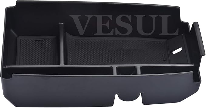 Vesul Center Console Organizer Compatible with Bronco Sport 2021-2026 Ford Escape 2020-2026 Storage Tray ABS Insert Organizer Glove Pallet Storage Console Separation