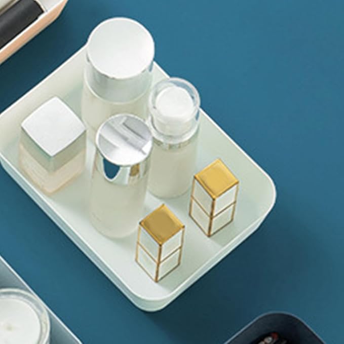 Desktop Storage Box, Small Basket Containers Versatile Storage Box Desk Rrganizer Trayspace Saving for Organizing Shelves Office