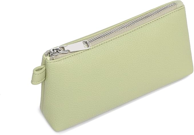 PU Leather Makeup Simple and Convenient Handbag Small Exquisite Storage Bag (PU/Sage Green)