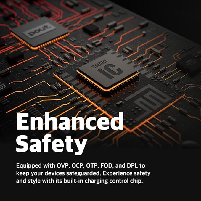 POUT H3 Split Max 3-in-1 Wireless Charging Mouse Pad ??Fast Qi Charger, Mousepad Mat, and Magnetic Tray Organizer ??Compatible with Smartphones and Earbuds (Aqua Blue)