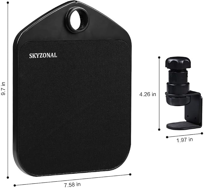 Ergonomic Mouse Platform Under Desk Ergonomic Wrister Mouse Pad (Black)
