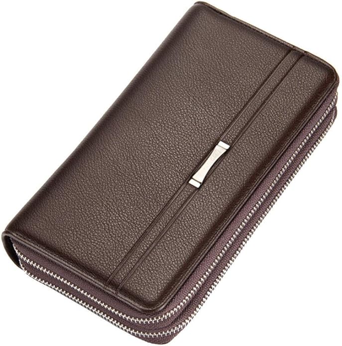 Hebetag Leather Clutch Purse Wallet for Men Organizer Holder Wrist Bag | Organizer, Holder
