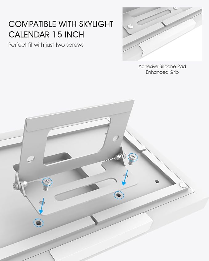 Adjustable Stand for Skylight Calendar 15 Inch (Gen 1) ??Heavy-Duty Metal, Infinite Tilt Adjustment ??Premium Accessory (Not Compatible with 15 Inch Gen 2)