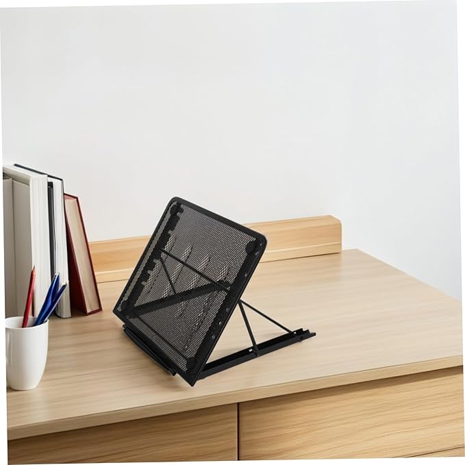 Foldable Adjustable Tablet Stand for Laptops and Tablets 6 Angles Portable Design for Artists and Students Compatible Drawing Pads and Copy Boards