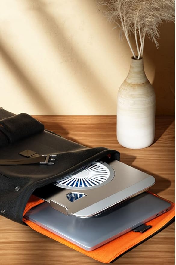 Laptop Stand with 360 Rotating Base, Adjustable Height Up to 10",Ergonomic Aluminum Laptop Riser Holder Computer Stand for Laptop 10 14 15 17 Inches/All MacBook Air Pro