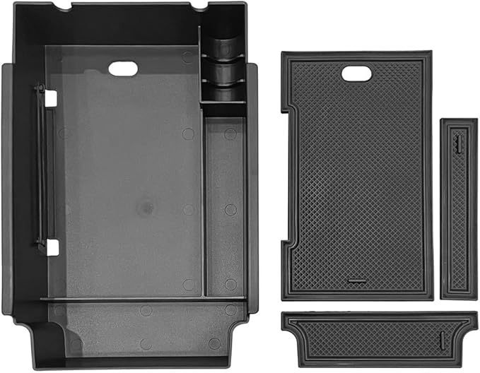 Vesul Compatible with Subaru Crosstrek Impreza 2024 2025 Center Console Armrest Storage Box ABS Tray Insert Organizer Glove Pallet Phone Holder