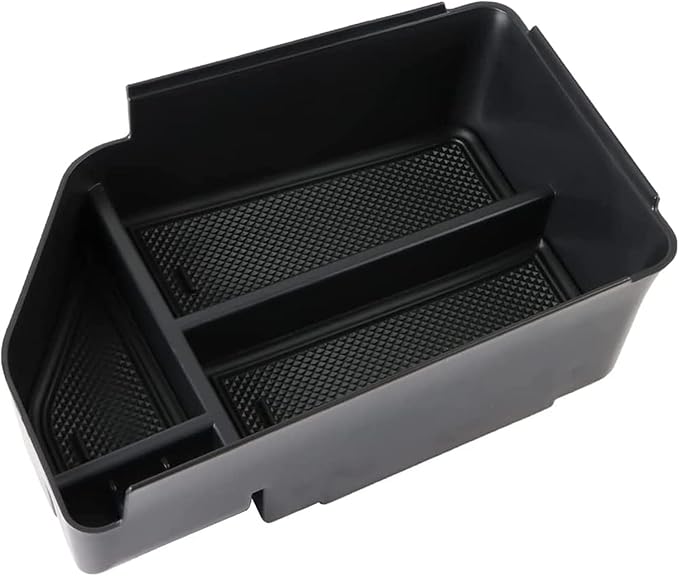MARCHFA Center Console Organizer Tray Compatible for 2022 2023 2024 2025 2026 Kia EV6 Accessories Armrest Storage Box Tray Organizer Insert (Black)