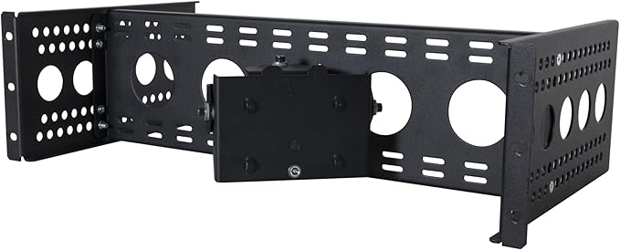 RackSolutions Universal Rack Mount Monitor VESA Swivel Steel Bracket