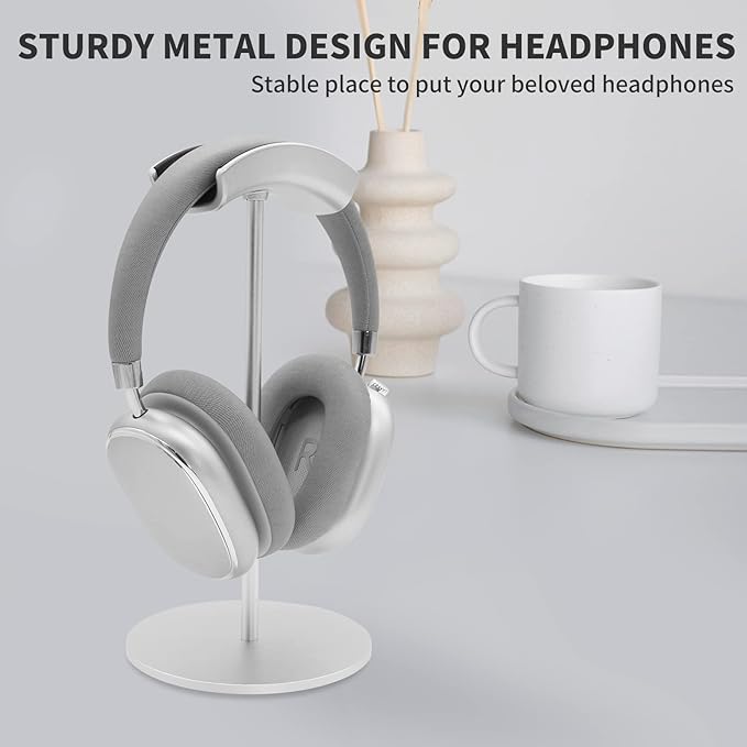 Srhythm Headphone Stand,Metal Headset Holder for Space-Saving and Display