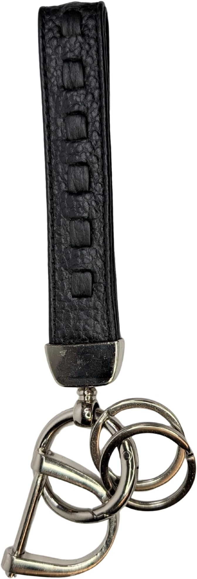XALORA Genuine Nappa Leather Keychain – Premium Key Fob Holder for Men & Women, Universal Heavy-Duty Key Chain with Anti-Lost D-Ring