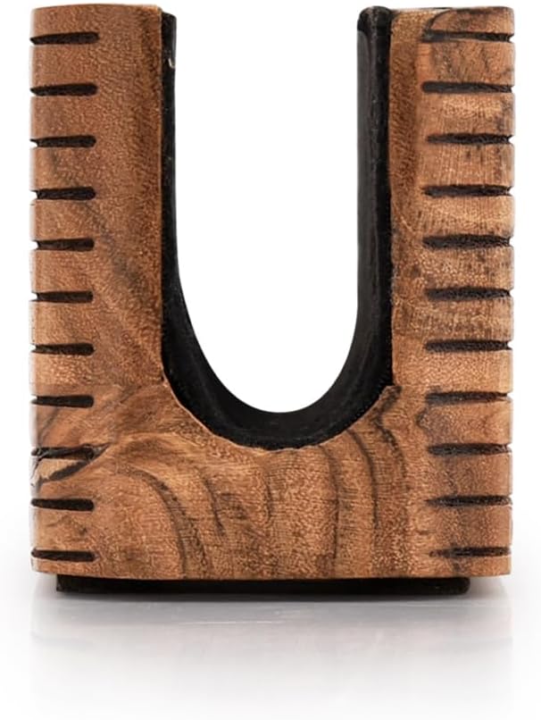Kimona Laptop Stands Acacia Wood Vertical Laptop Holder for Desk Suitable for laptops of Various thicknesses and Sizes (8" X 2.3" X 2.5")