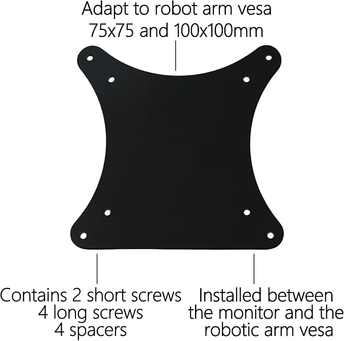 G24 Vesa adapter Compatible with Xiaomi mi 23.8" monitor（Fits A24 ,G24 ,1C,1A,RMMNT238NFï¼?Mount Bracket for VESA 75x75 to 100x100 Monitor Arms, Stands and Wall Mounts