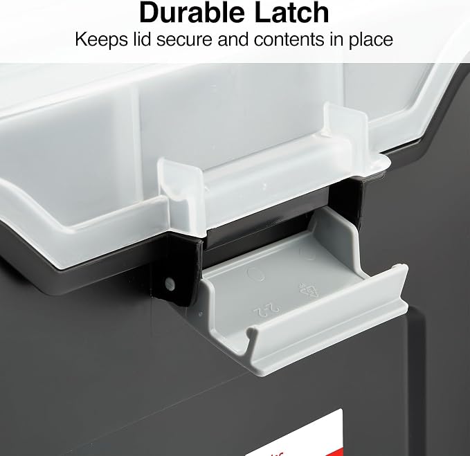 STAPLES File Box File Portable Tote, Letter Size, Black, 4/Carton