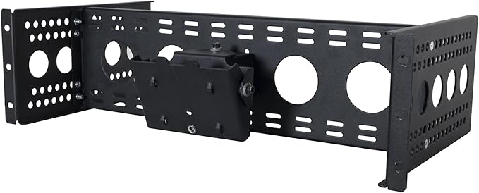 RackSolutions Universal Rack Mount Monitor VESA Swivel Steel Bracket
