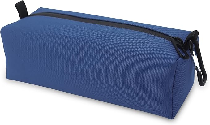 Small Toiletry Bag for Men, Travel Bag Waterproof and Foldable for Storage Mini Toiletry Bag Equipped With Carabiner for Easy Portability (dusty blue)