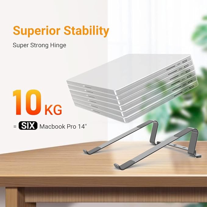 Laptop Stand for MacBook Aluminum Cooling Ergonomic Computer Riser Holder BSL901G