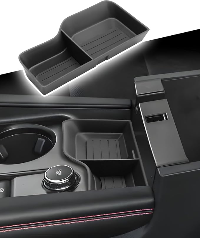 CDEFG for 2025 2026 Ford Explorer Center Console Organizer Tray - Front Armrest Storage Box Middle Insert - 2025 2026 Explorer Interior Accessories