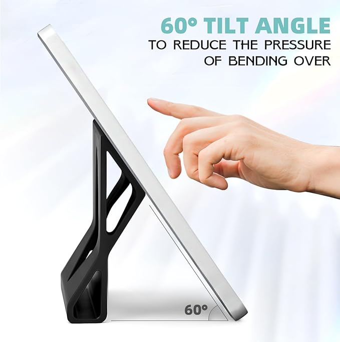 Desktop Stand for Skylight 15'' Calendar, 60º Easy Viewing Display Stand Mount with 4 Screws, Accessory for Skylight Digital Calendar