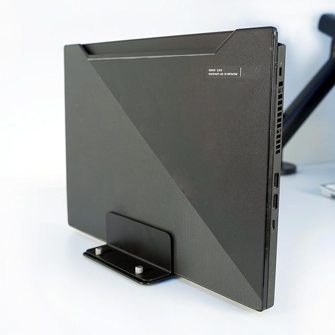 Adjustable Metal Desktop Stand Holder for Laptop, Mac mini M1/M2/M4, Router, Switch, Mini PC,MacBook, Keyboard ??13mm to 54mm Width, Space-Saving, Sturdy & Scratch-Proof