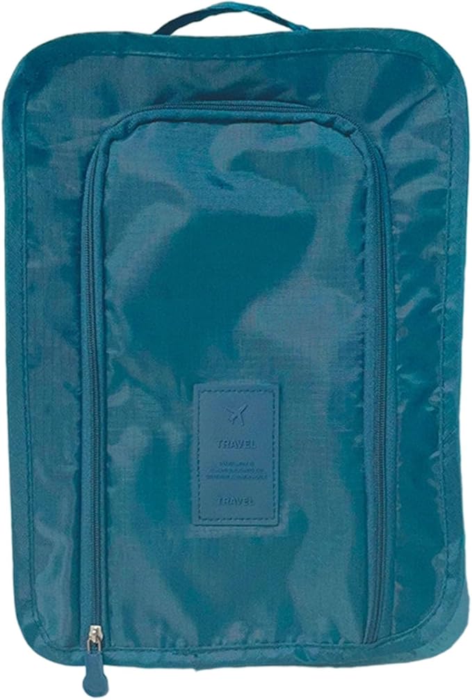 Multipurpose Travel Shoe Organiser Polyester Carryall with Separate Compartments for Gym Essential Practical Shoe