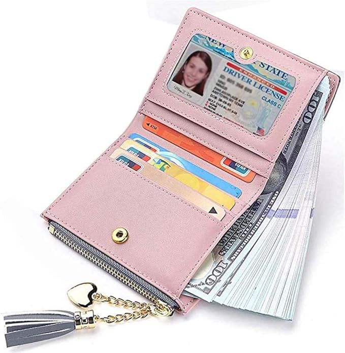 Valentoria Womens Wallet Cute Elegant Long Slim Card Holder Case Minimalist Coin Purse Thin Tassels Zip Clutch Wallets for Girls Ladies | Cute, Elegant, Long, Slim, Case, Minimalist