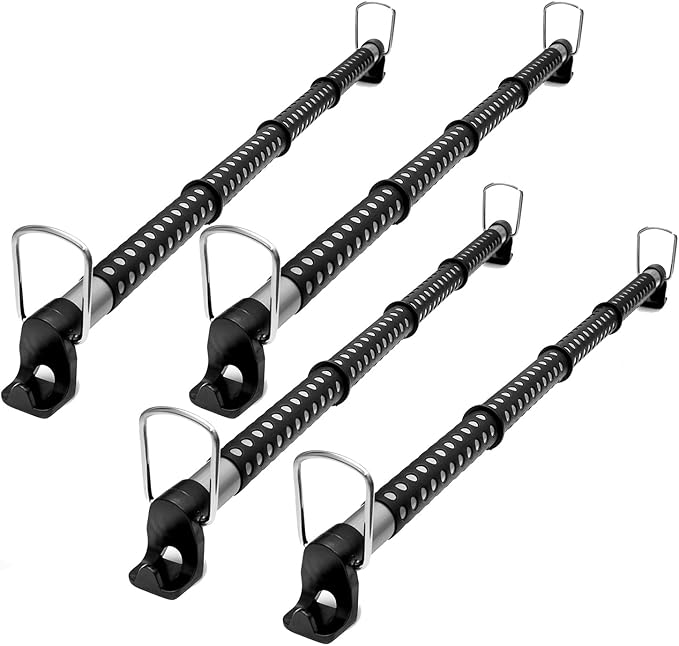 VaygWay Expandable Car Clothes Hanger Bar - Heavy Duty Metal Storage Suit Rod - Hanging Closet Organizer Rack Expandable to 62" - Portable Seat Rack Universal Fit for Van Truck RV SUV