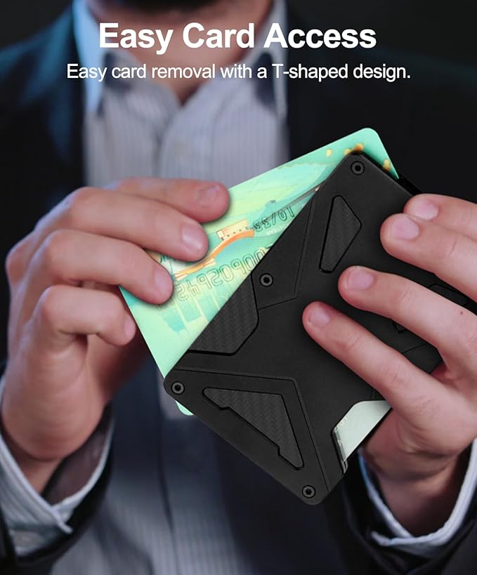 ONLOOKER Wallet for Men, Slim Tactical Wallet - Minimalist Aesthetics, Holds up to 15 Cards, RFID Safe, Blocks Chip Readers, Aluminum Wallet with Money Clip