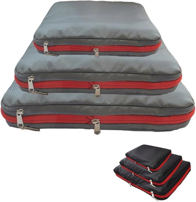Saving Travel Double Layer Waterproof Compression Nylon Sealed Storage Bag Tearproof Clothes Organizer Organizer, Swimming Music Festivals Travel Packing