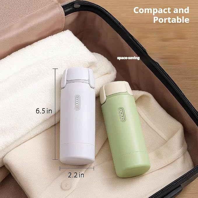 Portable Travel Toiletries Bottle Set, 4-in-1 Leak-Proof Refillable Bottles with Twist-Lock Caps, TSA-Friendly Travel Toiletry Containers, Leakproof & Refillable (Green)