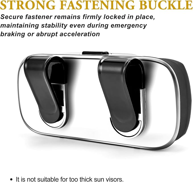 Sunglass Holder for Car Visor Clip, Car Accessories Visor Glasses Holder, Vehicle Visor Accessories Sunglass Holder, Car Sunglass Holder Suitable for Truck and Sedan (carbon fiber pattern)