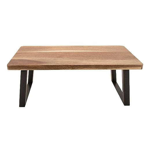 G.E.T RISER-6-UR Wooden Monitor Riser with Foldable Legs, 6" Rise, Urban Rustic