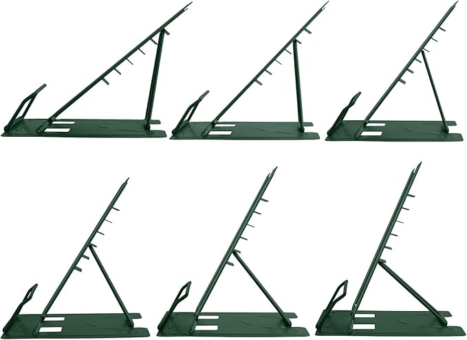 Honagu Metal Desk Book Holder, Adjustable Hands Free Holder for Cookbooks, Documents, Music Books, Textbooks, Tablets, Ipad (Military Green)