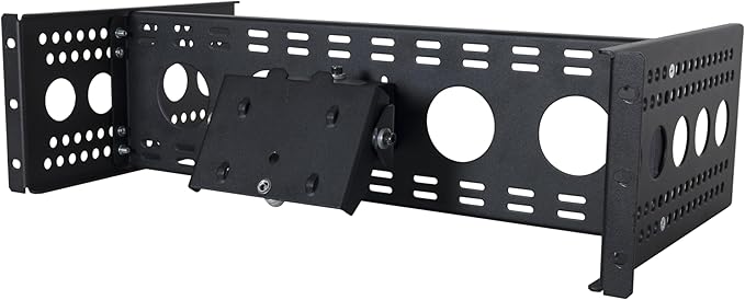 RackSolutions Universal Rack Mount Monitor VESA Swivel Steel Bracket