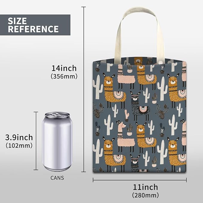 Car Trash Can, Cute Car Trash Bag, Hanging Car Organizer and Storage Bag, Trash Bin for Car Accessories, Vehicle, Travelling, Camping Cute Blue Llama