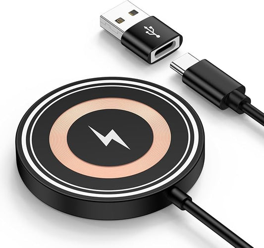 for Pixel 10 Pro Fold Magnetic Wireless Charger Fast Charging Pad for Google Pixel 10 Pro XL 10A 10 9A 9 8 7,15W Magsafe Wireless Charger Mat with 4FT USB-C/USB A Port for iPhone 17 Pro Max 17E 16E 15