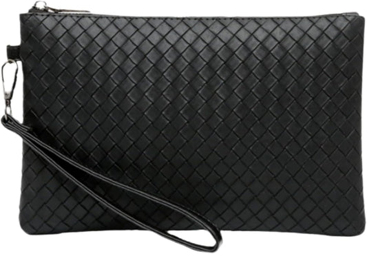 Mens Clutch Bag Man Purse Handbag 9.5-11 inches Large Hand Bag Big Clutch Wallet