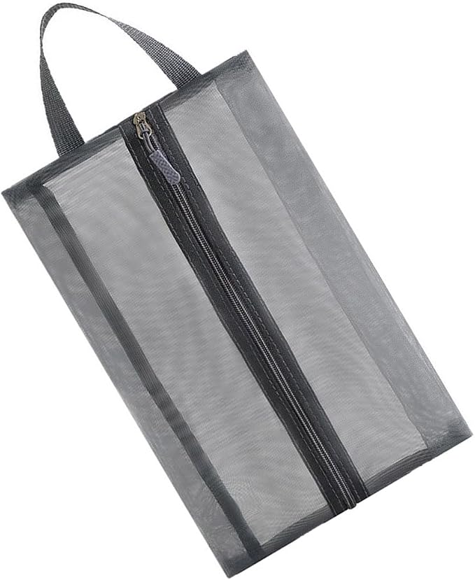 Multipurpose Travel Shoe Organizers Water Resistant Nylon Bag For Sports Gears Clothes Storage With Breathable Compartments M